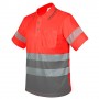 POLO CON TASCHINO E BANDE ELASTICHE RIFLETTENTI “QVO” 10956-4XL-RO-GR