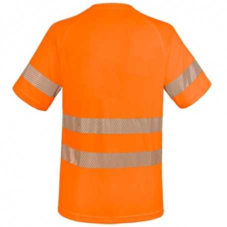 T-SHIRT CON TASCHINO E BANDE RIFLETTENTI ELASTICHE QVO 10952-4XL-NA