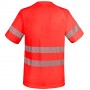 T-SHIRT CON TASCHINO E BANDE RIFLETTENTI ELASTICHE QVO 10951-4XL-RO-GR