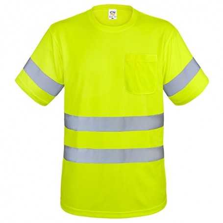 T-SHIRT CON TASCHINO E BANDE RIFLETTENTI KRZ 10943-3XL-AM