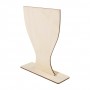Trofeo in legno personalizzabile, coppa Naturale