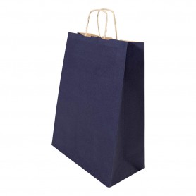 Busta regalo in carta, taglia grande Blu scuro