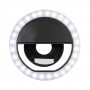 Luce anulare per selfie RABS Nero
