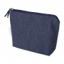 Trousse in cotone riciclato Blu