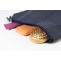 Trousse in cotone riciclato Blu