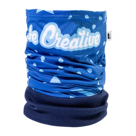 Sciarpa scaldacollo in RPET personalizzabile Blu