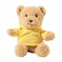 Peluche orsetto in RPET con felpa Giallo