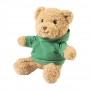Peluche orsetto in RPET con felpa Verde