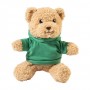 Peluche orsetto in RPET con felpa Verde