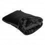 Coperta e cuscino da viaggio 2in1 Nero