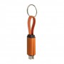 Portachiavi con cavo ricarica 60W USB-C Arancione