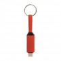 Portachiavi con cavo ricarica 60W USB-C Rosso