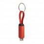 Portachiavi con cavo ricarica 60W USB-C Rosso