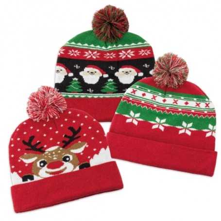 PACK DI BERRETTI DI NATALE “KIRAN” (3 PZ) 11115