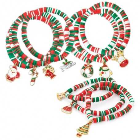 SET 10 BRACCIALETTI NATALIZI “TAIKA” 11106