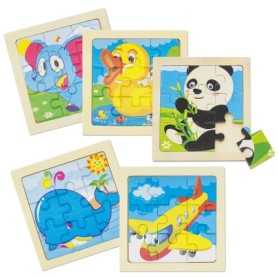 SET DI 5 PUZZLE IN LEGNO JUNIOR 10128