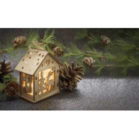 CAPANNA IN LEGNO CON LUCE “HALLSTATT” 10118