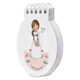 BLOCK NOTES COMUNIONE BAMBINA FRIDA 10179