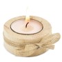 CANDELA IN LEGNO VESTA FATTA A MANO 10171|Candele e cornici|StampaFast