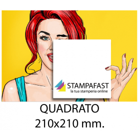 Volantini Quadrati Big 210x210 mm.