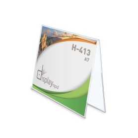 PORTAGRAFICA PVC DUO ORIZZONTALE A7 H-413