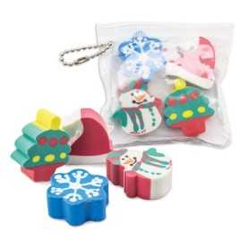 Set 4 gomme Natale Hal Z-1009