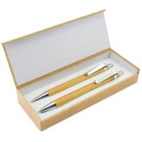 SET PENNA Y PORTAMINAS BAMBU Z-4104