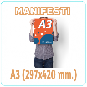 Stampa Manifesti Blueback A3: Qualità al Miglior Prezzo | Stampafast