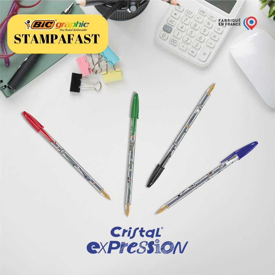 BIC Cristal Expression - diversi colori di inchiostro
